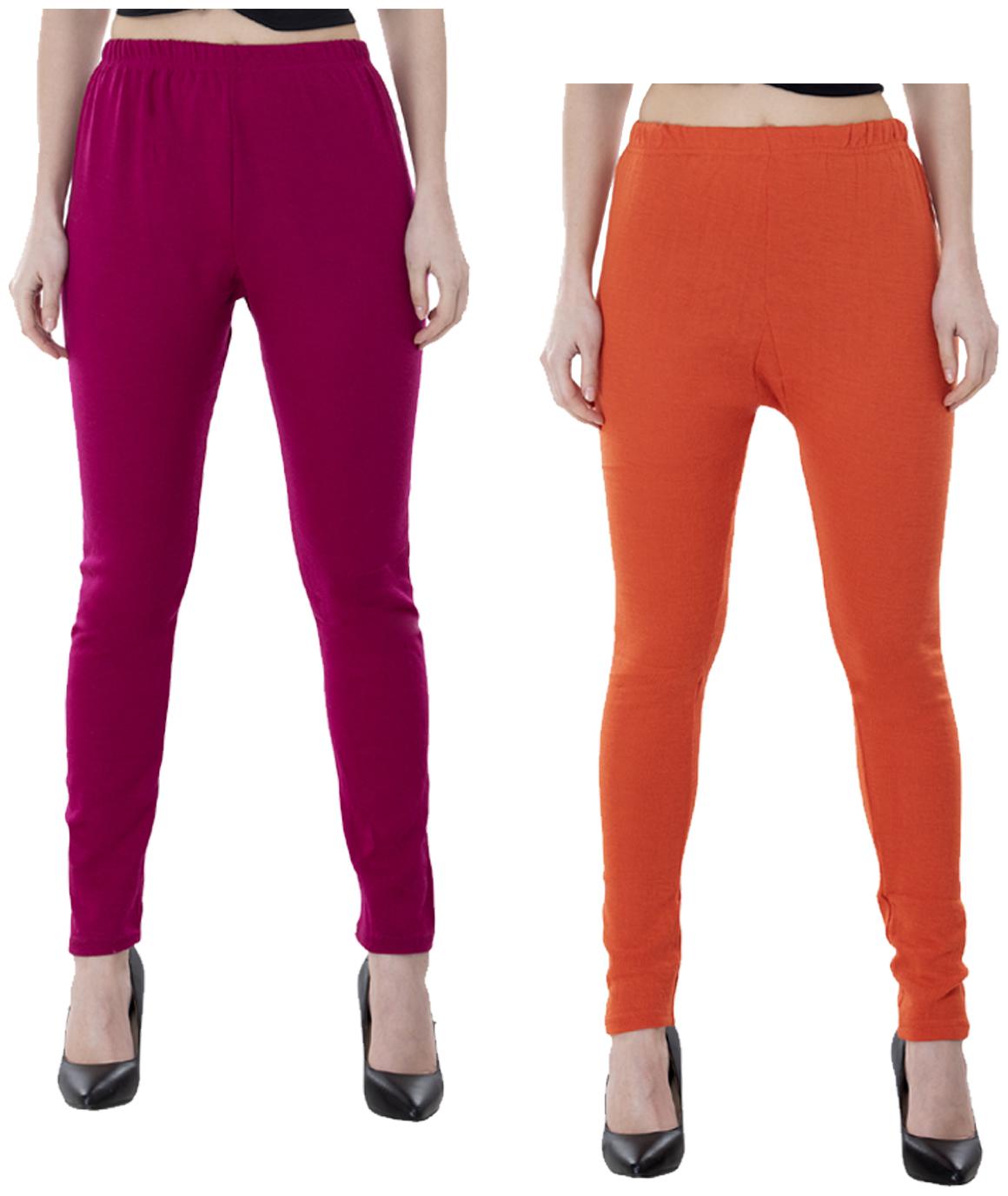 

IndiWeaves Women Warm Wollen Lycra Legging (Pack of 2)