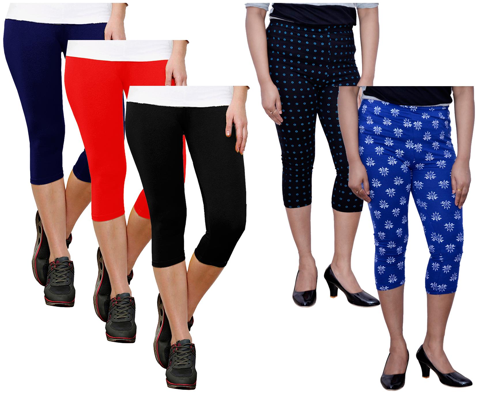 

Indiweaves Women Printed Regular capri - Multi