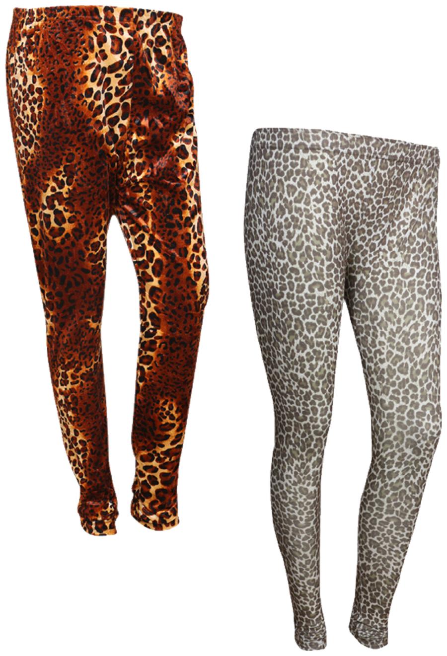 

IndiWeaves Women Cotton Printed Legging and Velvet Printed Leggings (Pack of 2)