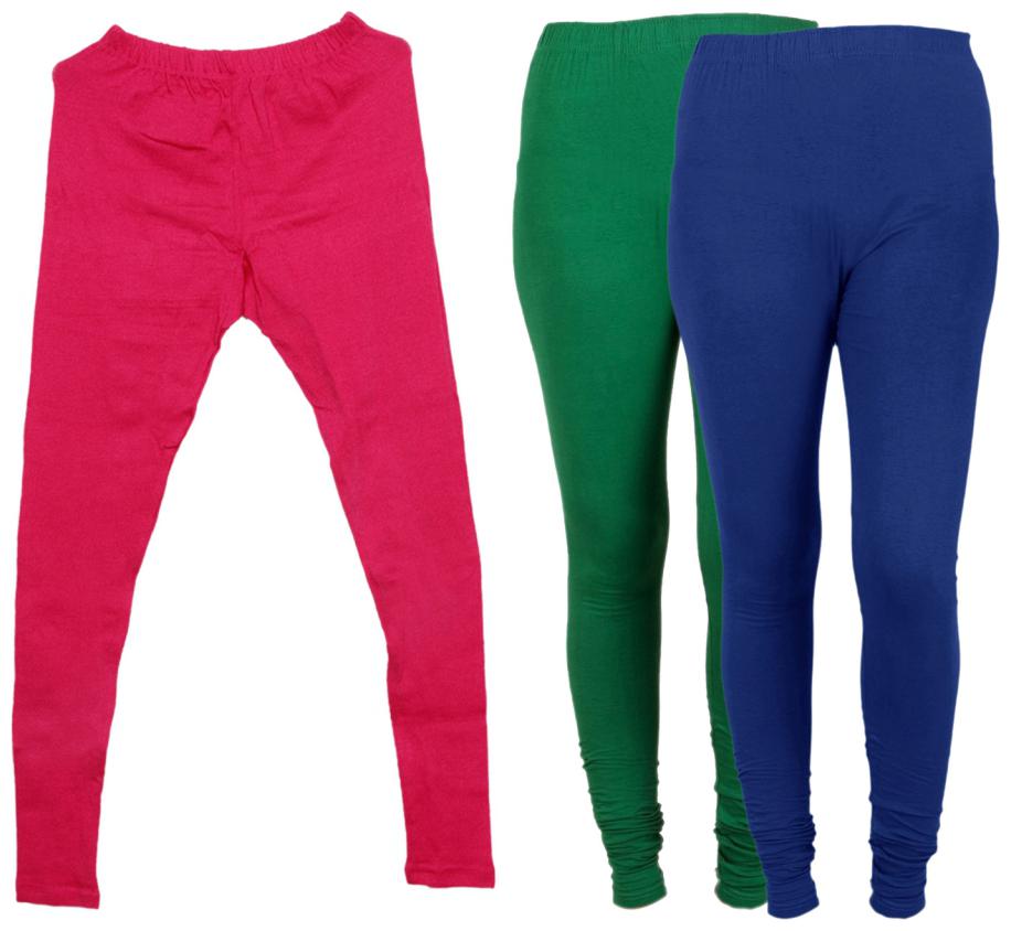 

IndiWeaves Women 1 Warm Wollen and 2 Cotton Lycra Tights (Set of- 3)