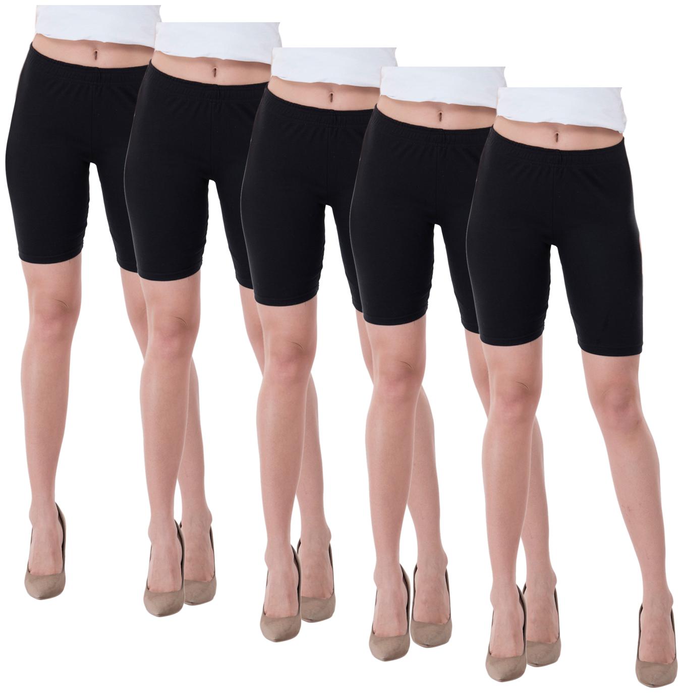 

Indiweaves Women Solid Regular shorts - Black