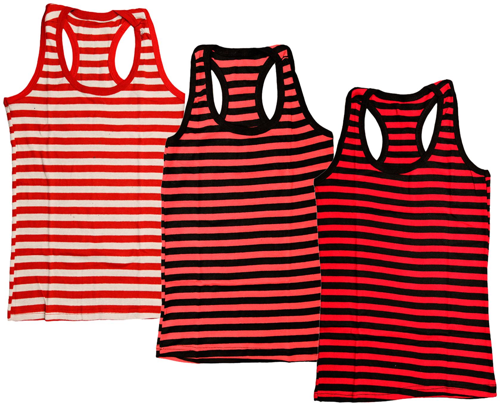 

Indiweaves Women Multi Regular fit U neck Cotton Tank top