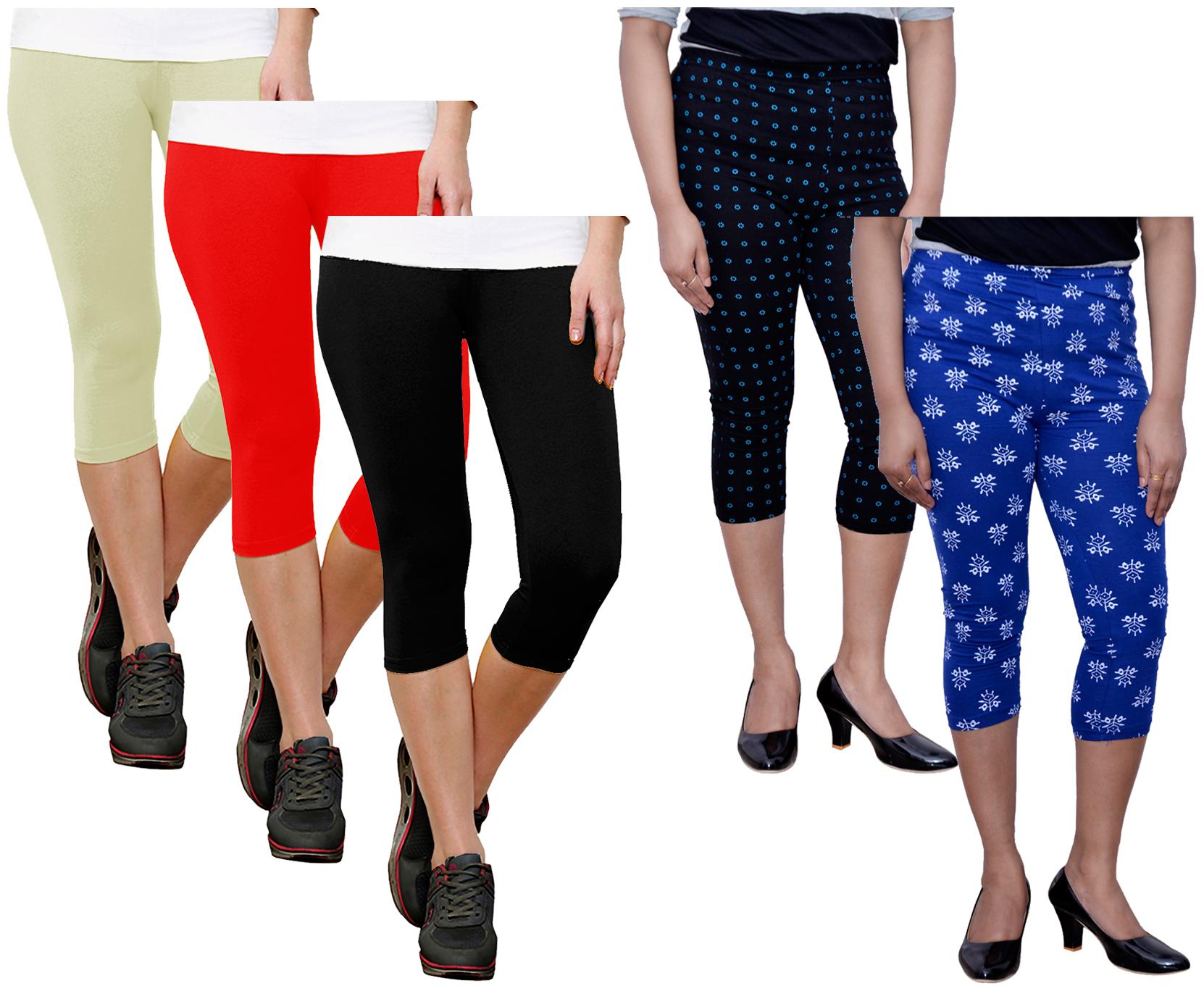

Indiweaves Women Printed Regular capri - Multi