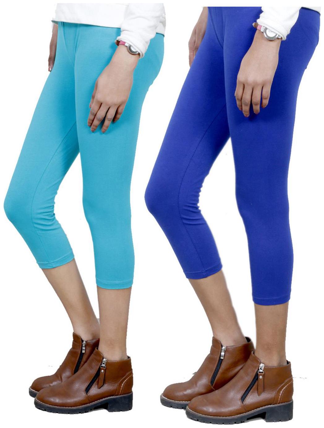 

IndiWeaves Women Cotton Capri Combo-2