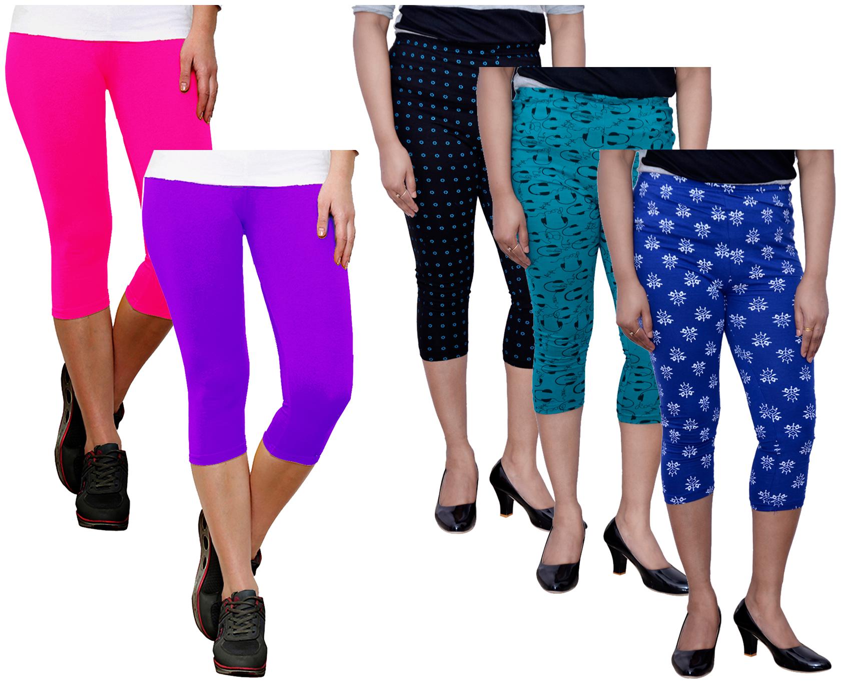 

Indiweaves Women Printed Regular capri - Multi