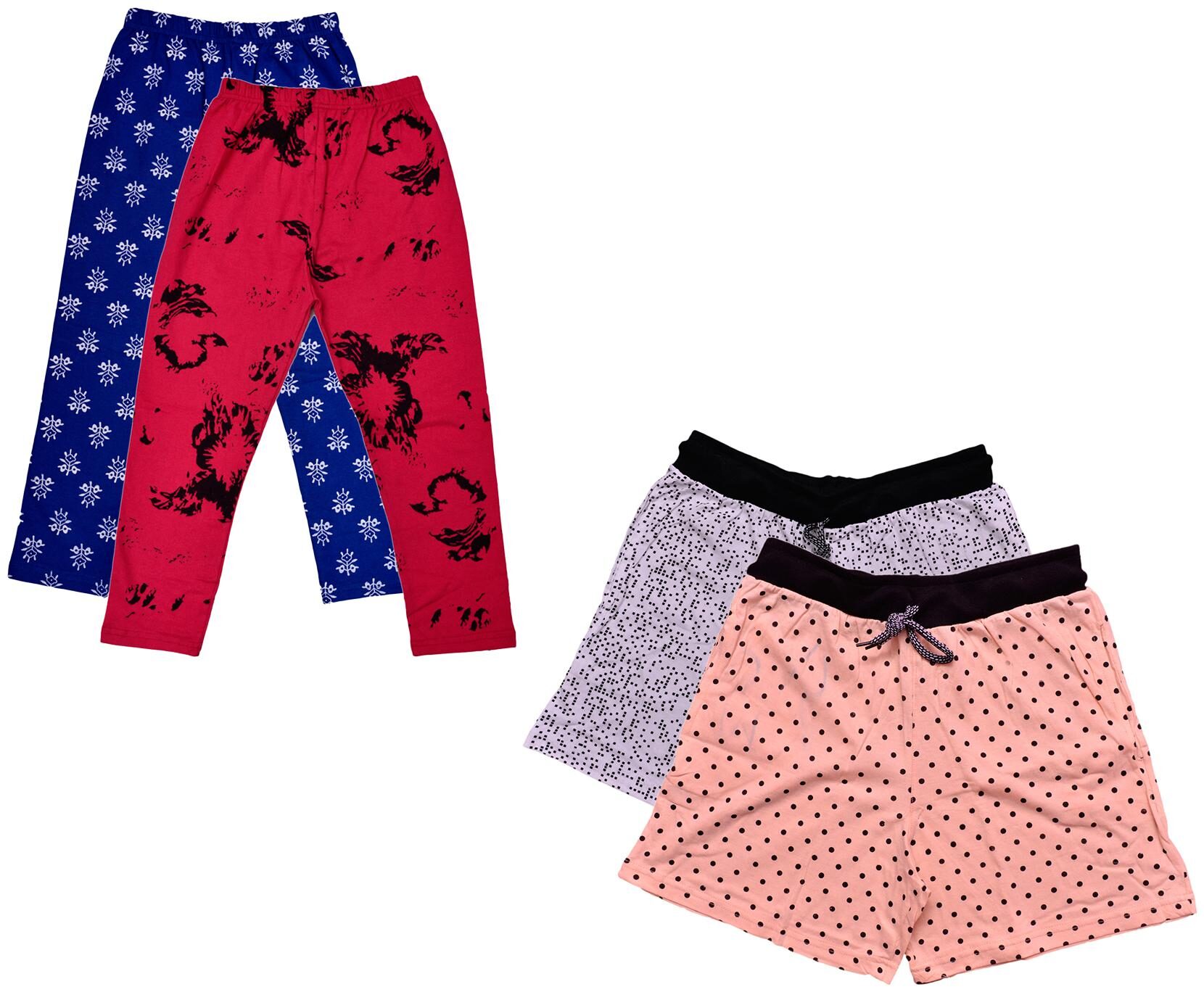 

Indiweaves Women Printed Regular shorts - Multi