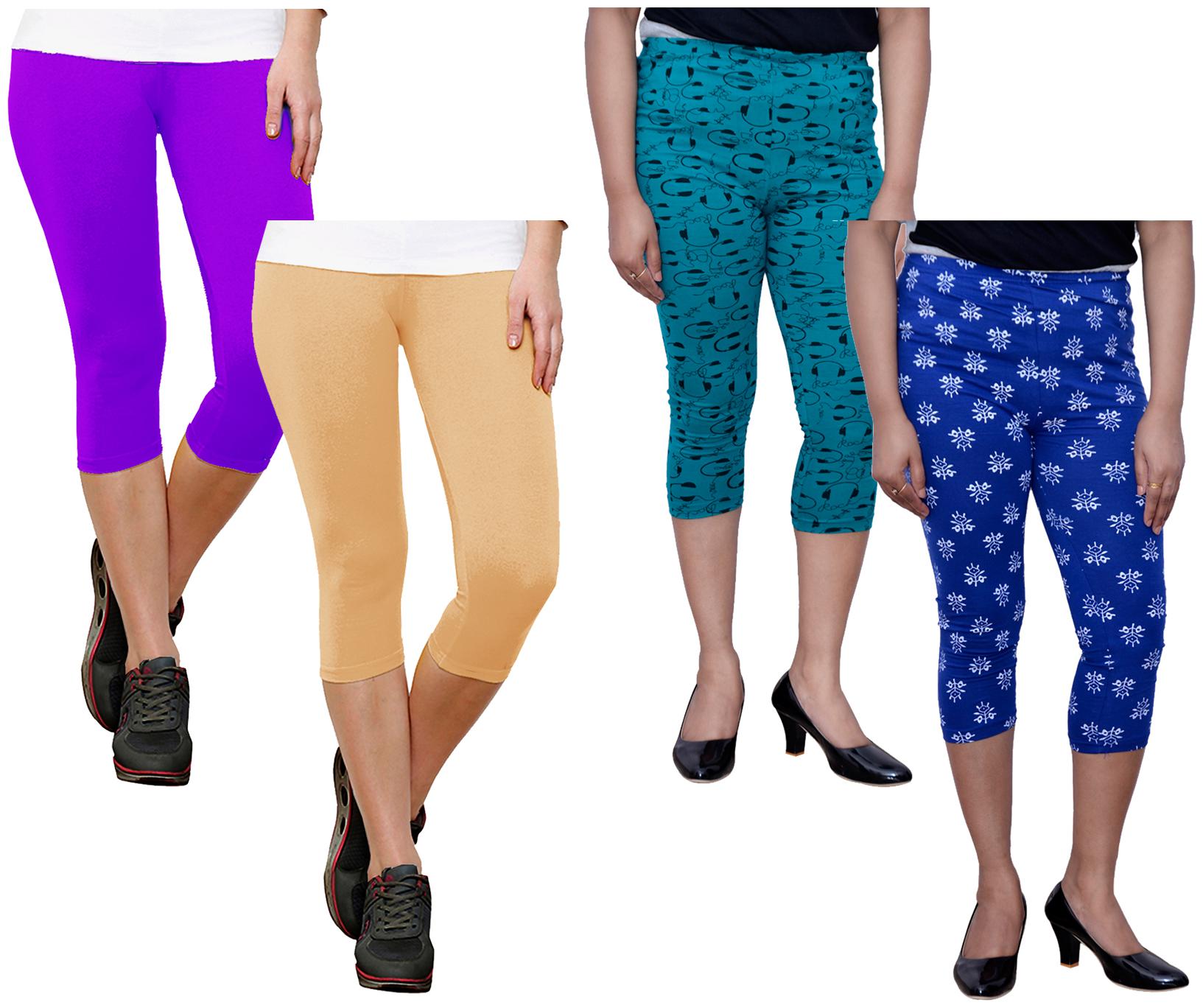 

Indiweaves Women Printed Regular capri - Multi