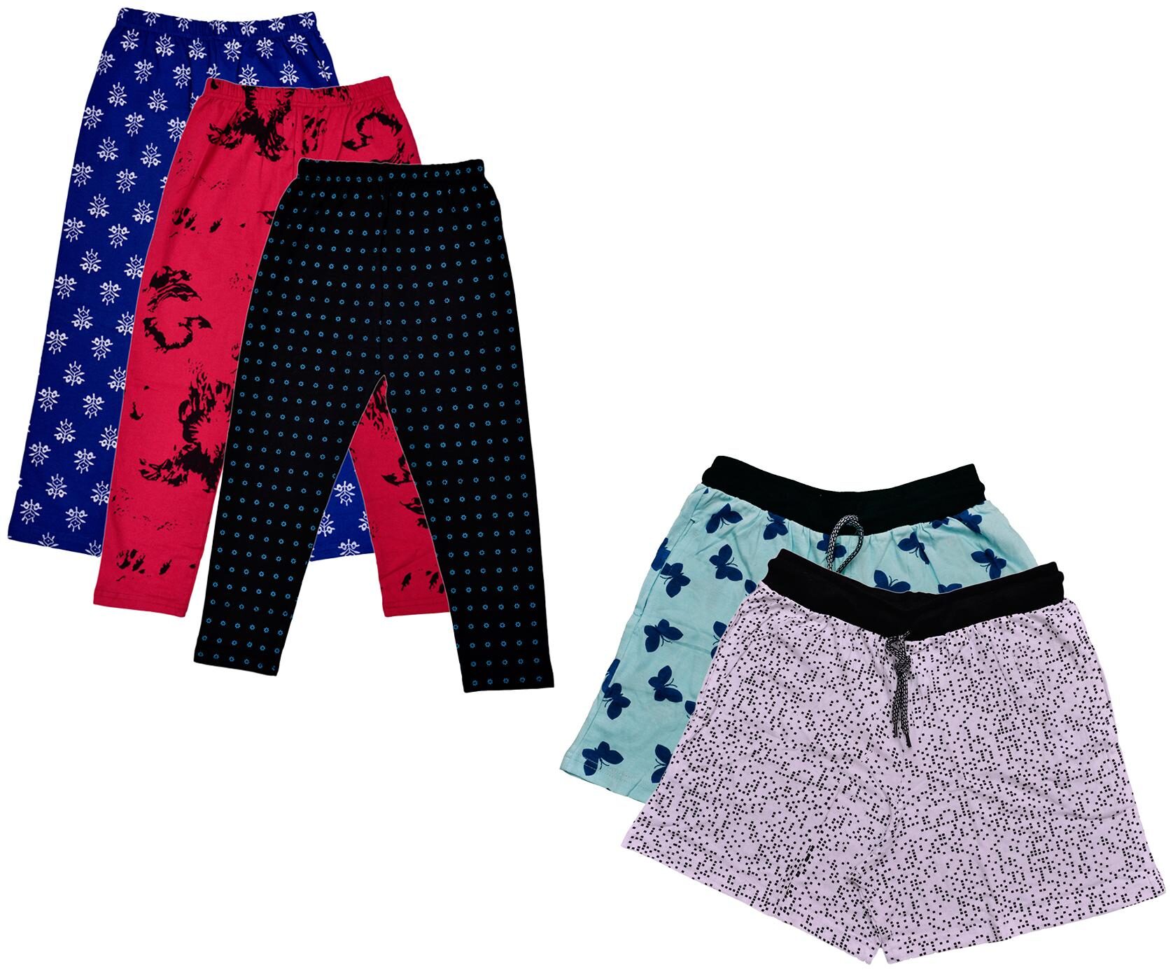 

Indiweaves Women Printed Regular shorts - Multi