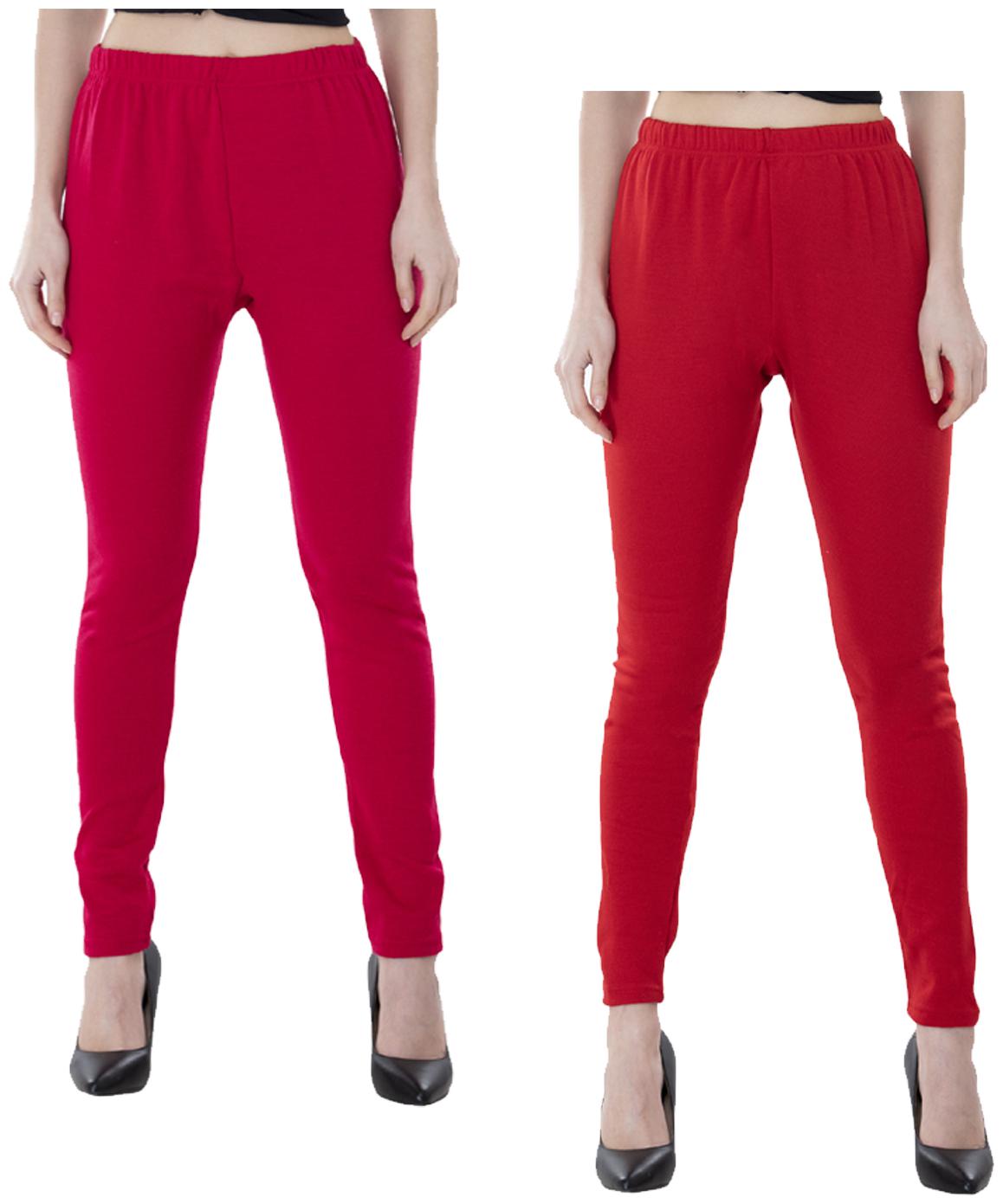 

IndiWeaves Women Warm Wollen Lycra Legging (Pack of 2)