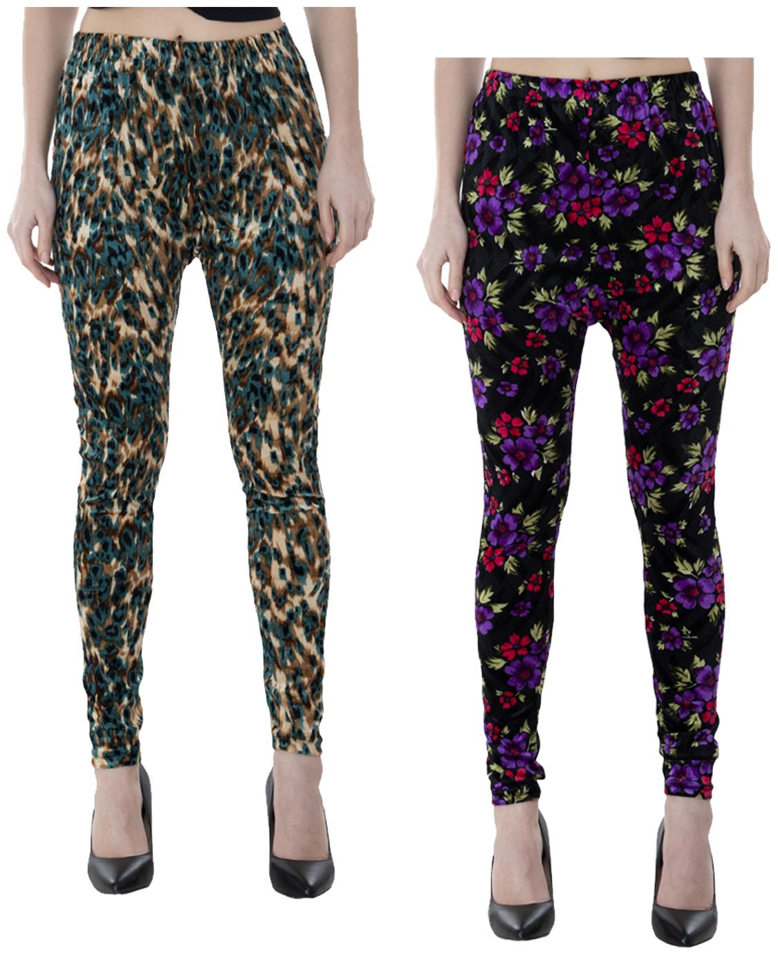 

Indiweaves Crepe Churidar - Multi