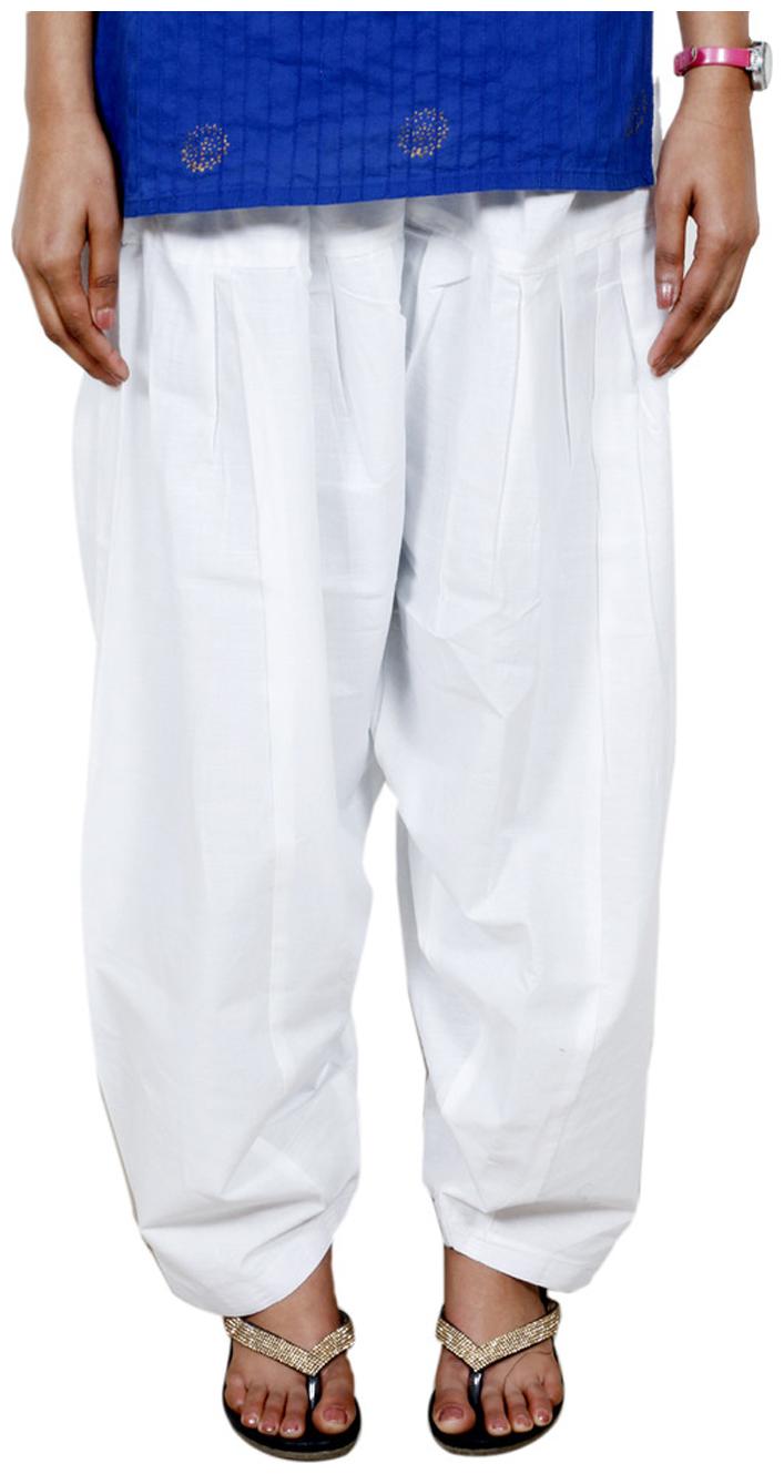 

IndiWeaves Women s Cotton Semi-Patiala Salwar
