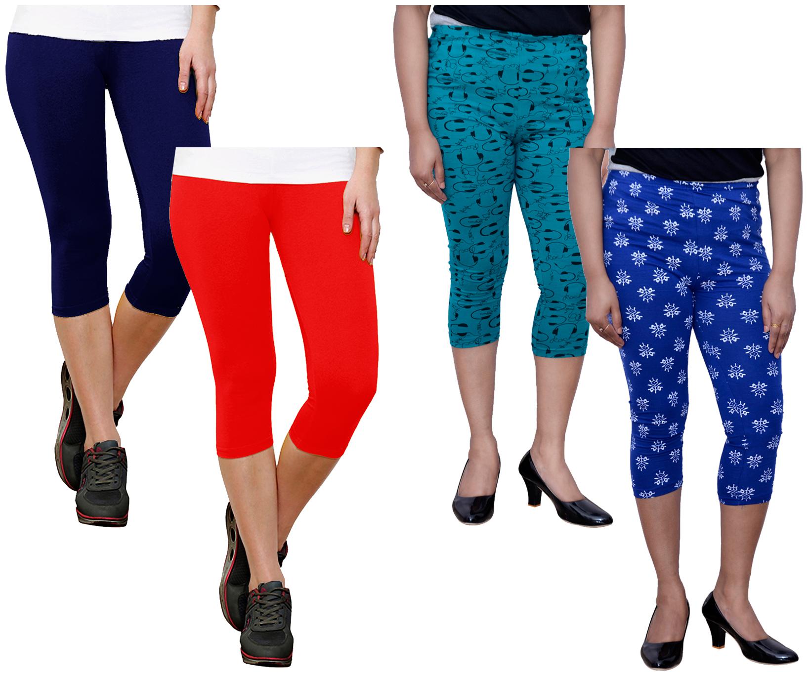 

Indiweaves Women Printed Regular capri - Multi