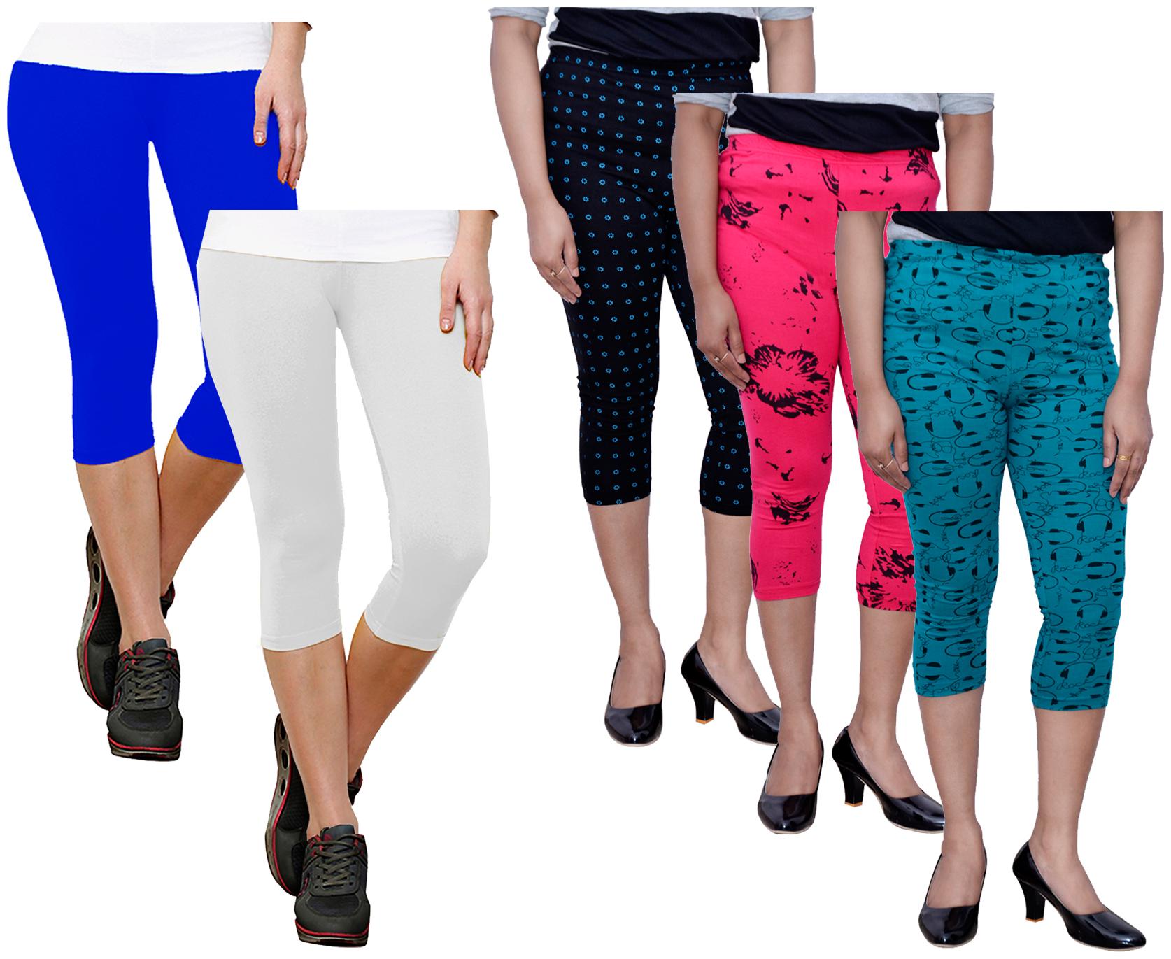 

Indiweaves Women Printed Regular capri - Multi