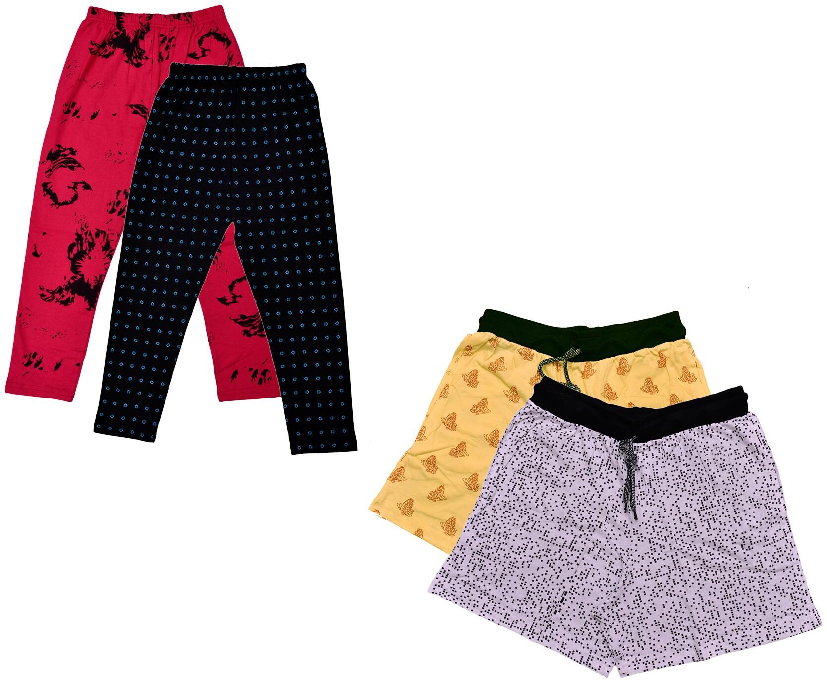 

Indiweaves Women Printed Regular shorts - Multi