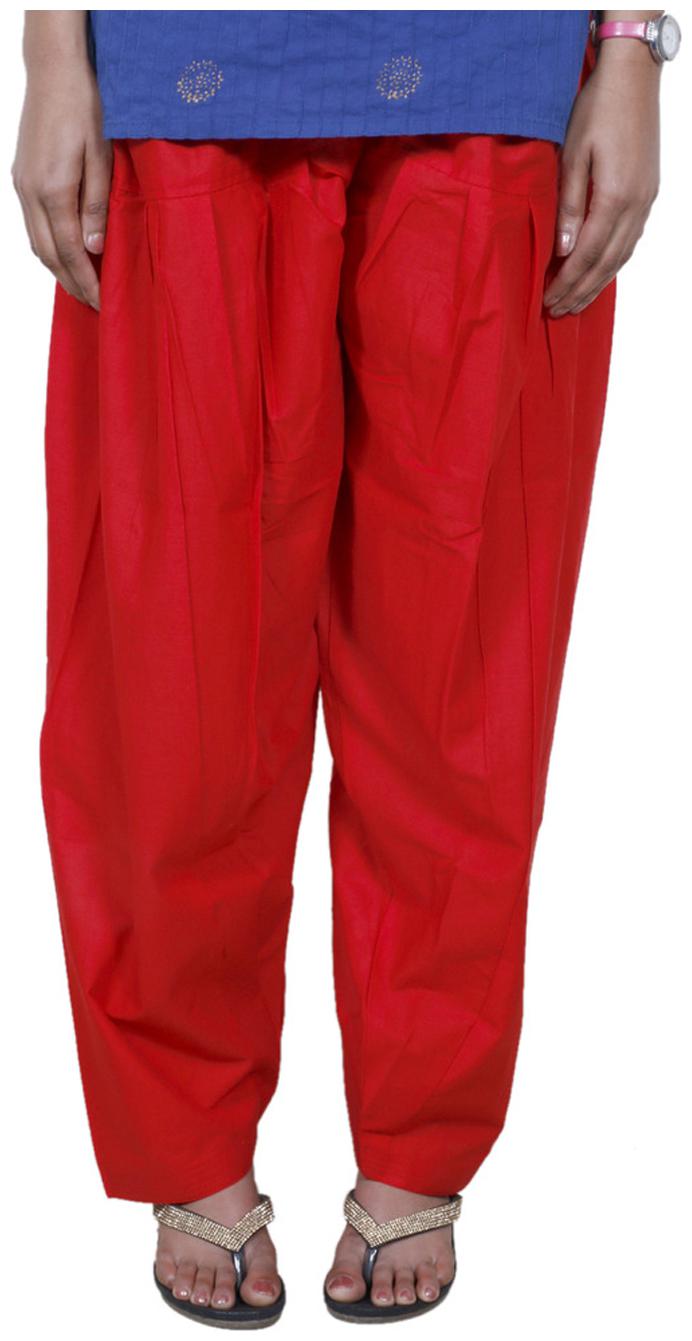 

IndiWeaves Women s Cotton Semi-Patiala Salwar