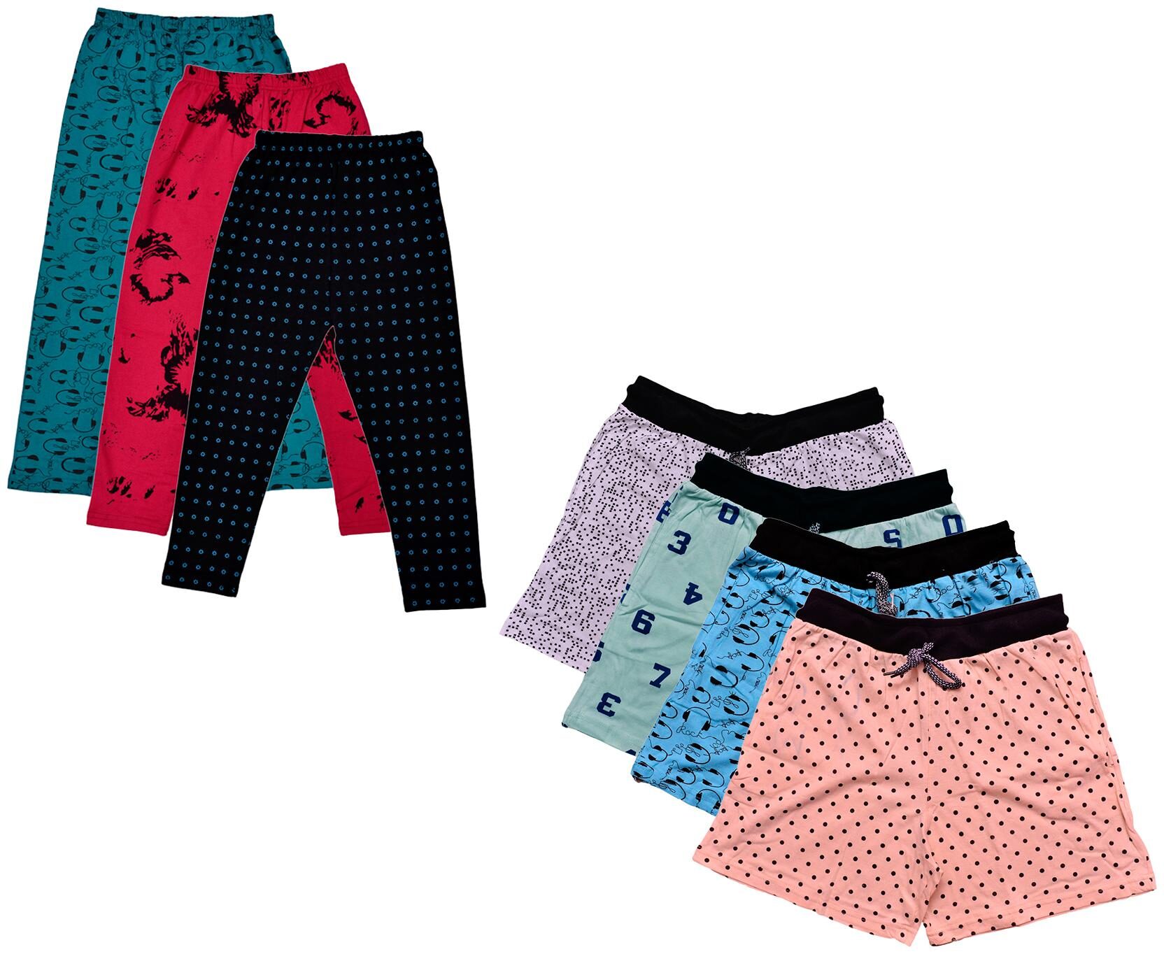 

Indiweaves Women Printed Regular shorts - Multi