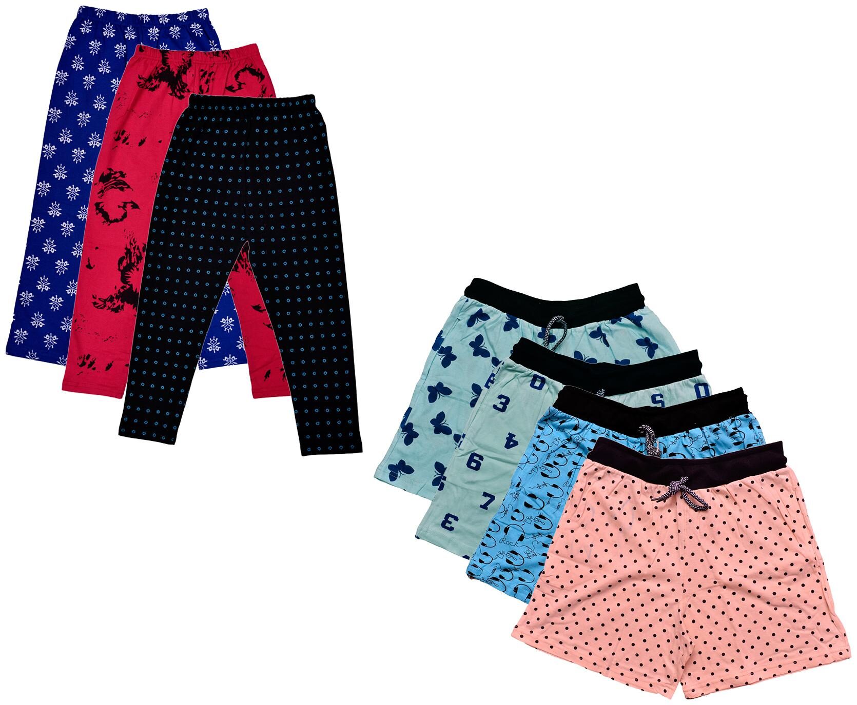 

Indiweaves Women Printed Regular shorts - Multi