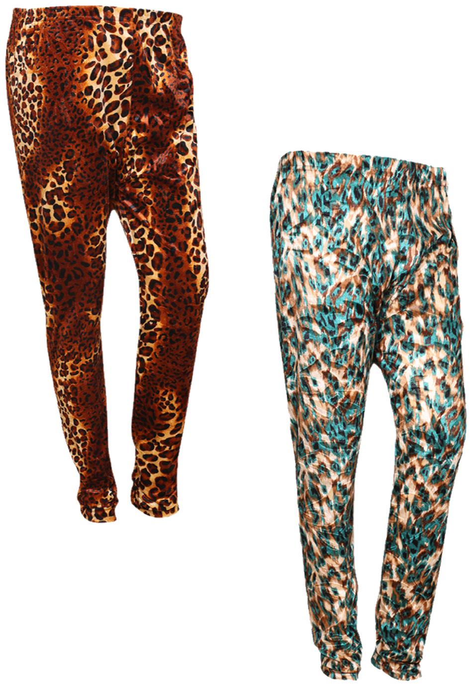 

IndiWeaves Women Velvet Printed Leggings for Winters Pack of 2