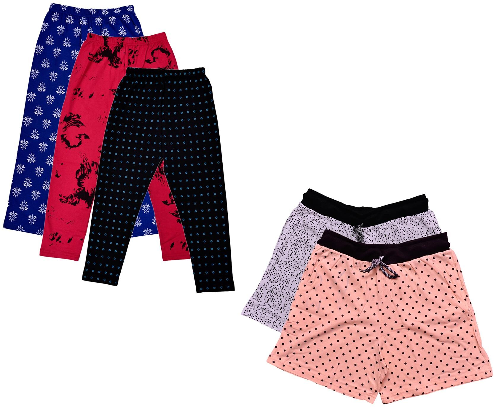 

Indiweaves Women Printed Regular shorts - Multi