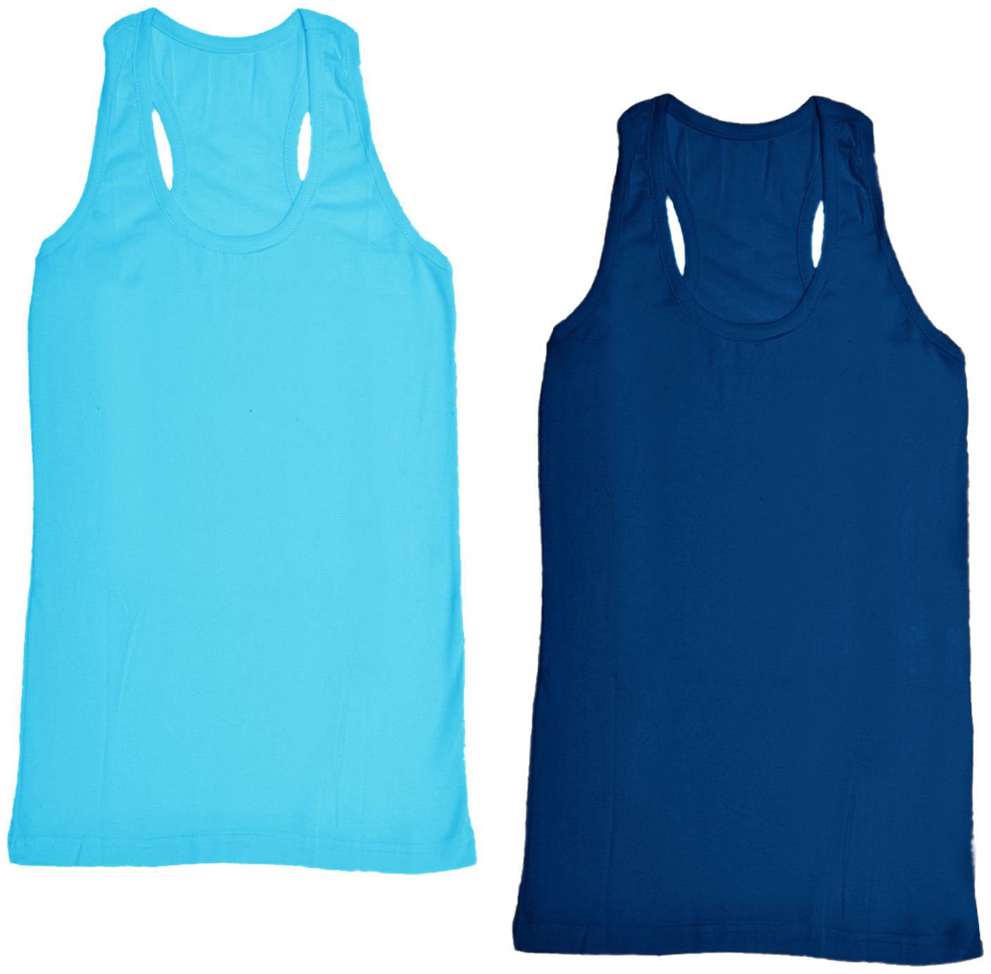

Indiweaves Women Multi Regular fit Round neck Cotton Tank top