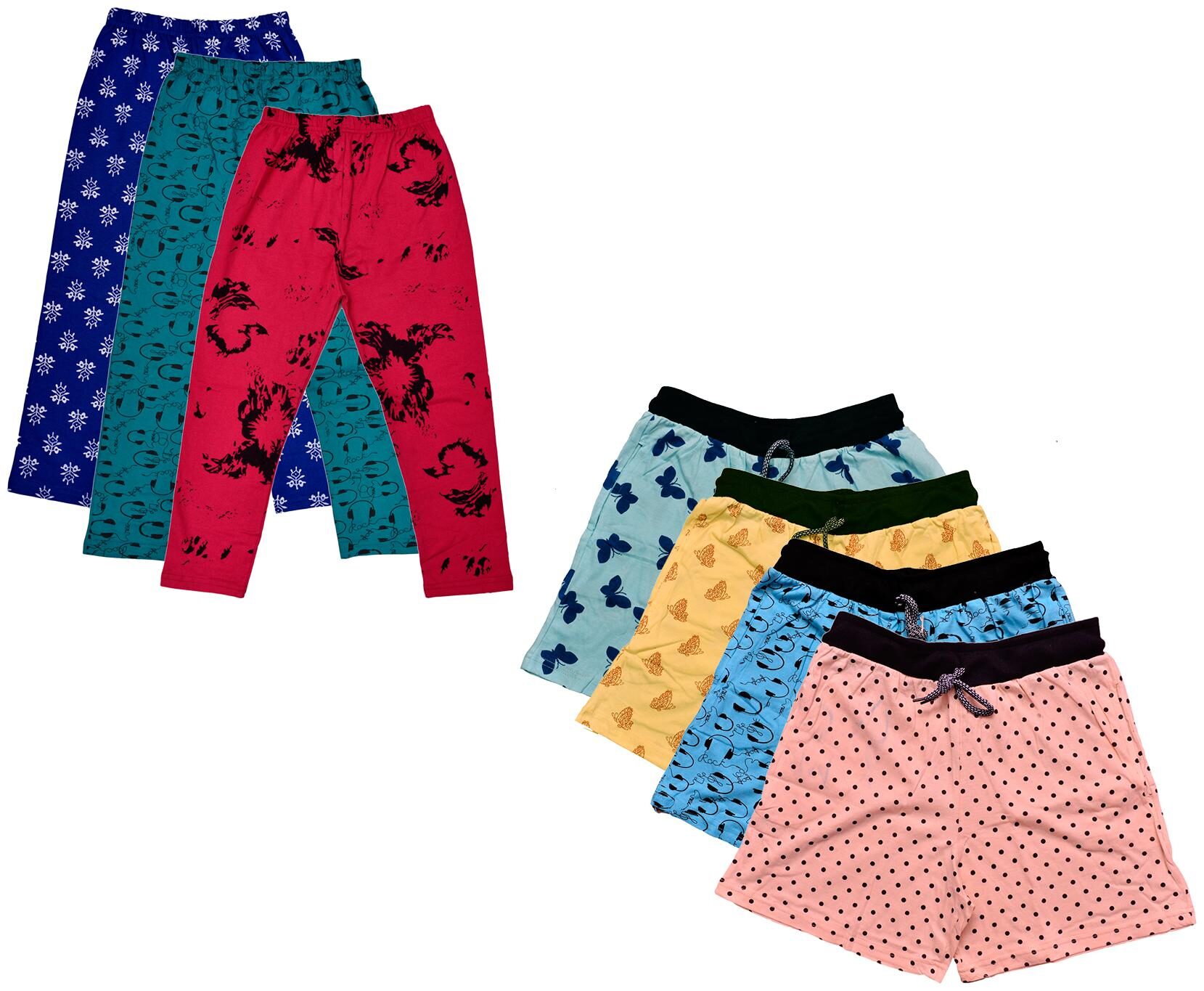 

Indiweaves Women Printed Regular shorts - Multi