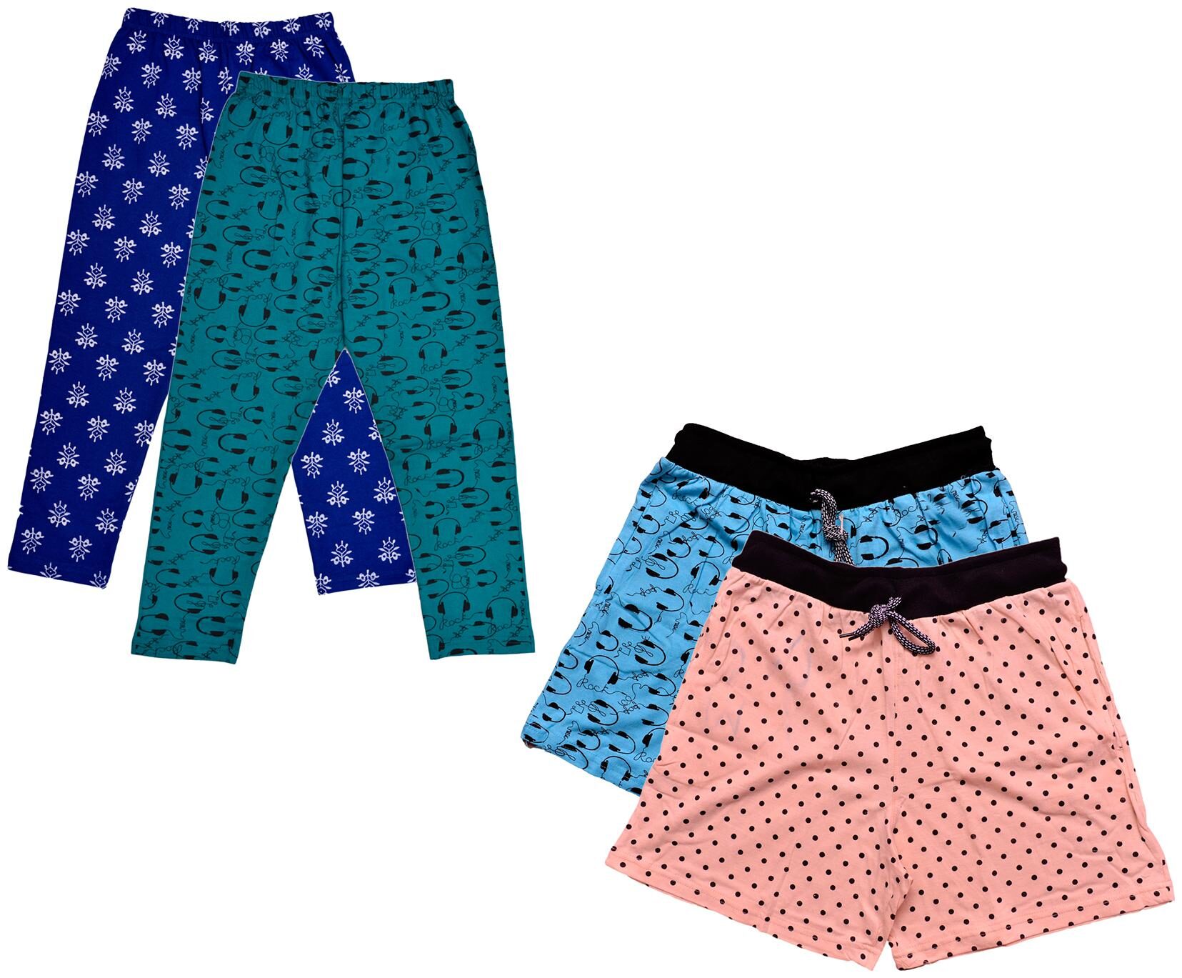 

Indiweaves Women Printed Regular shorts - Multi