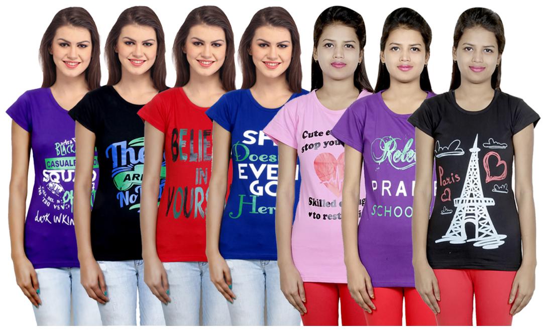 

IndiWeaves Women s Premium Cotton Casual Printed Legging (Set of -7)