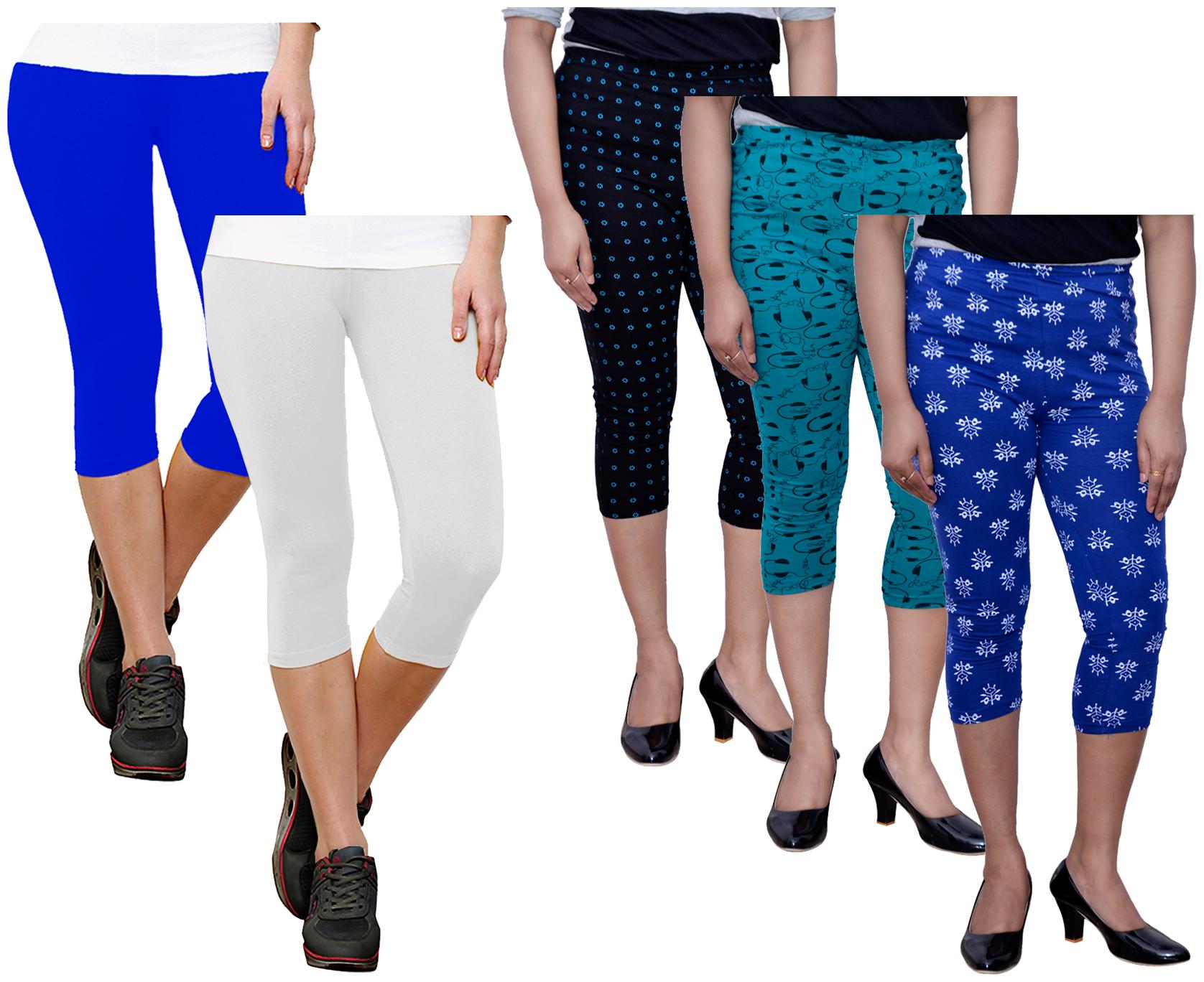 

Indiweaves Women Printed Regular capri - Multi