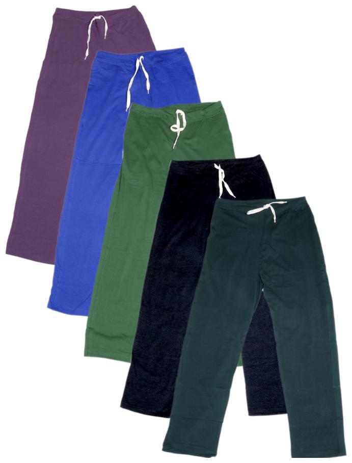 

IndiWeaves Women s Stretchable Premium Cotton Lower Track Pant (Pack of 5)