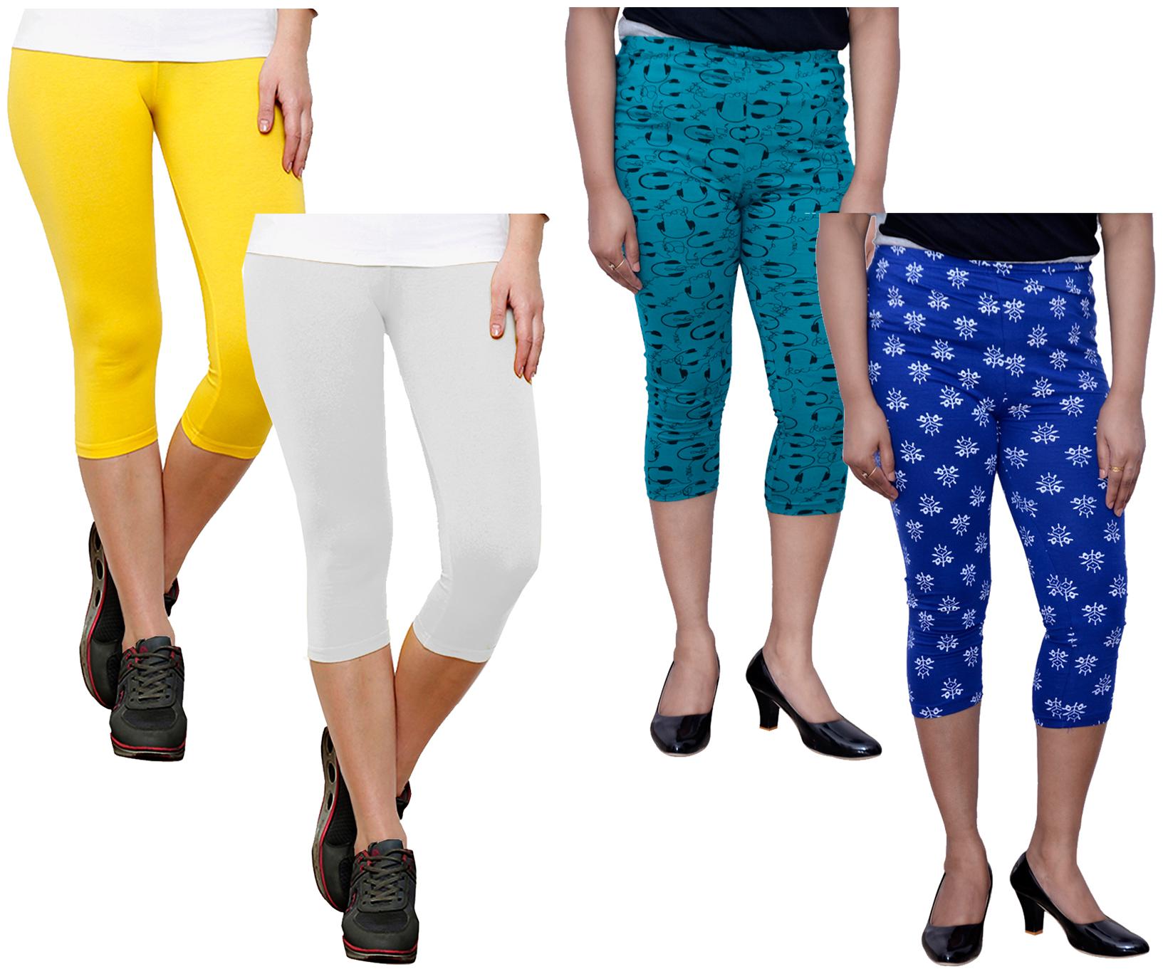 

Indiweaves Women Printed Regular capri - Multi