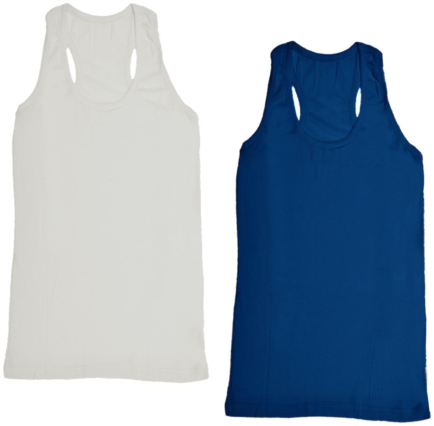 

Indiweaves Women Multi Regular fit Round neck Cotton Tank top