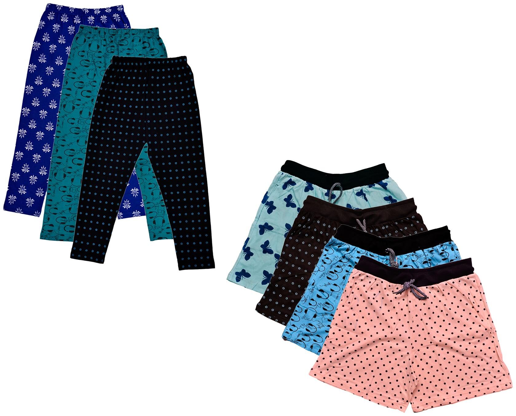 

Indiweaves Women Printed Regular shorts - Multi