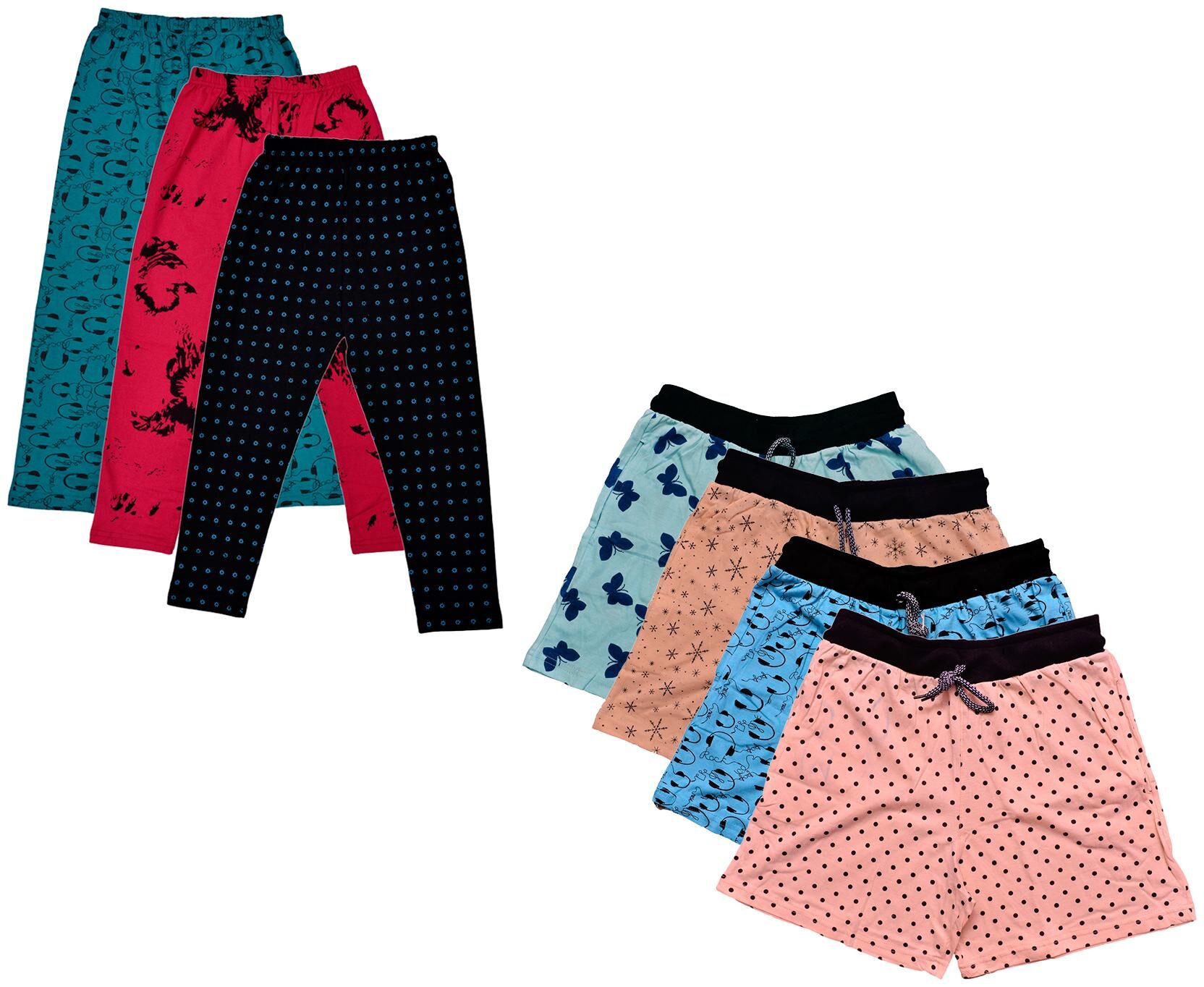 

Indiweaves Women Printed Regular shorts - Multi
