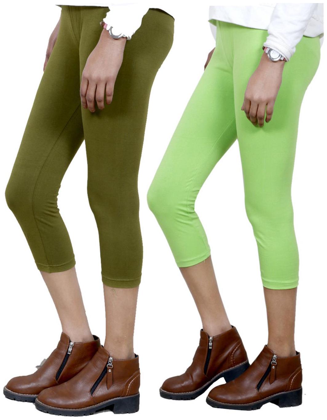 

IndiWeaves Women Cotton Capri Combo-2