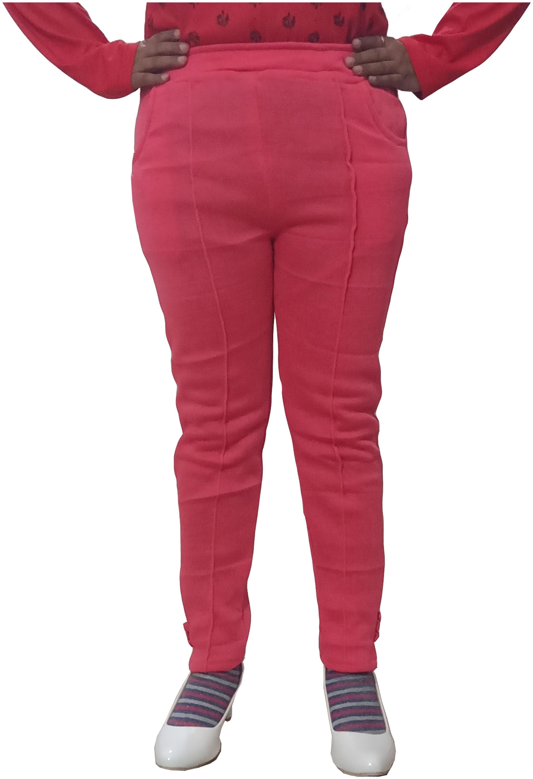 

Indiweaves Women Pink Regular fit Regular trousers