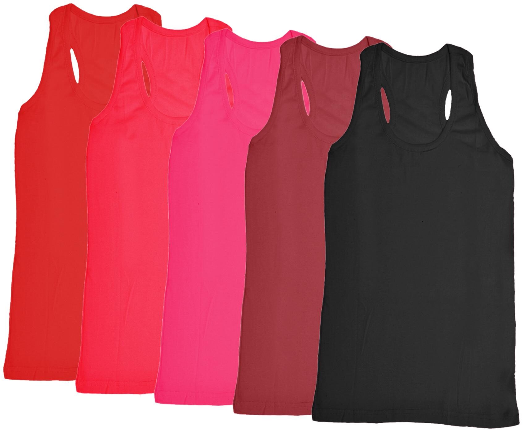 

Indiweaves Women Multi Regular fit Round neck Cotton Tank top