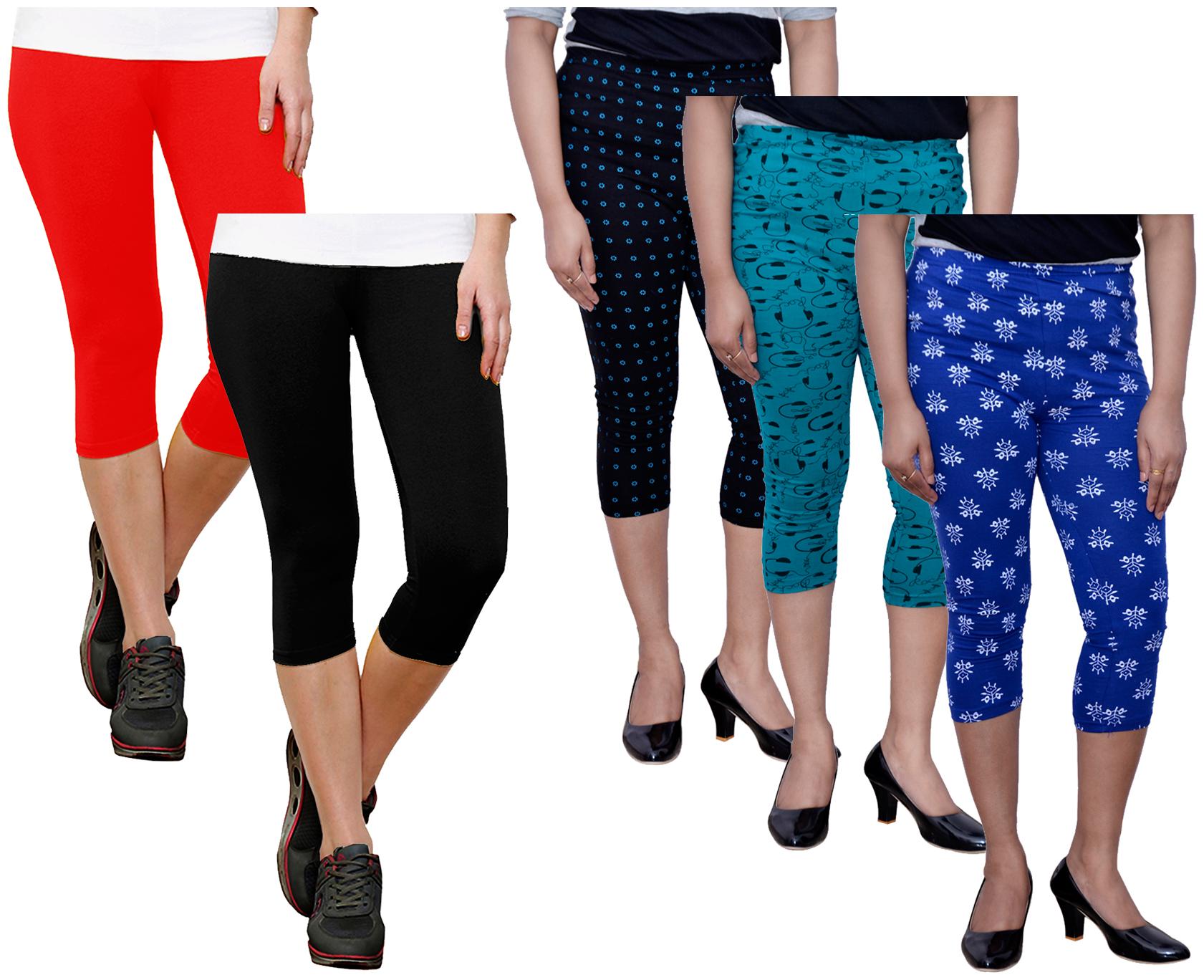 

Indiweaves Women Printed Regular capri - Multi
