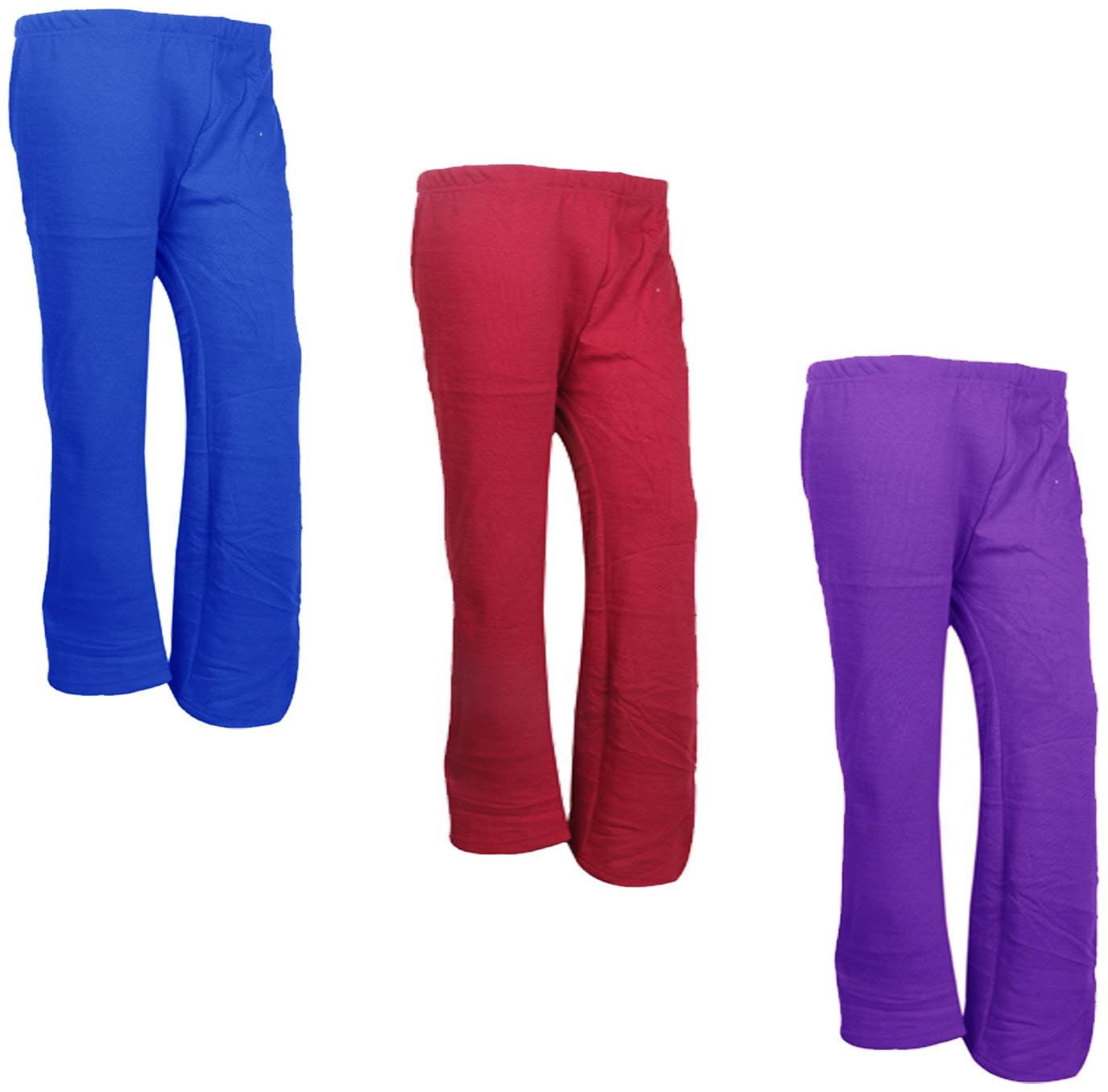 

IndiWeaves Women Woolen Full Length Palazzo Pants Pack of 3