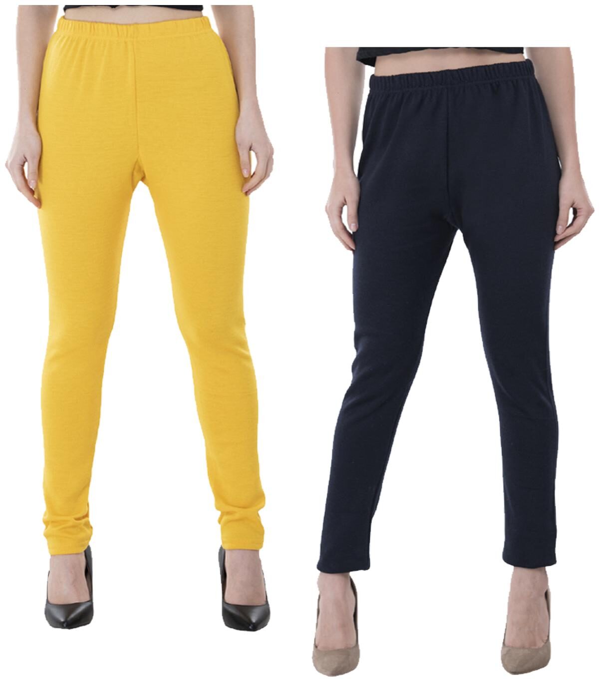 

IndiWeaves Women Warm Wollen Lycra Legging (Pack of 2)