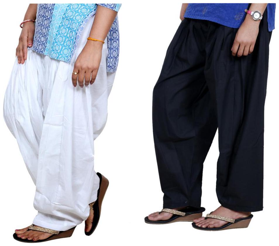 

Indiweaves Cotton Patiala - Multi
