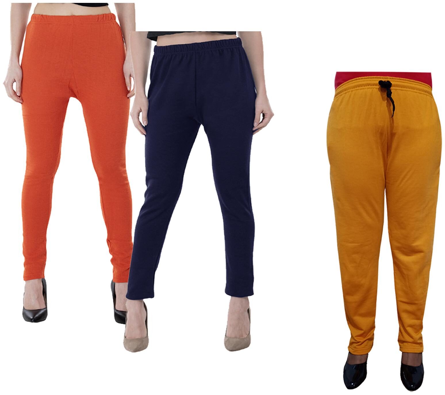 

Indiweaves Women Regular fit Fleece Solid Track pants - Multi
