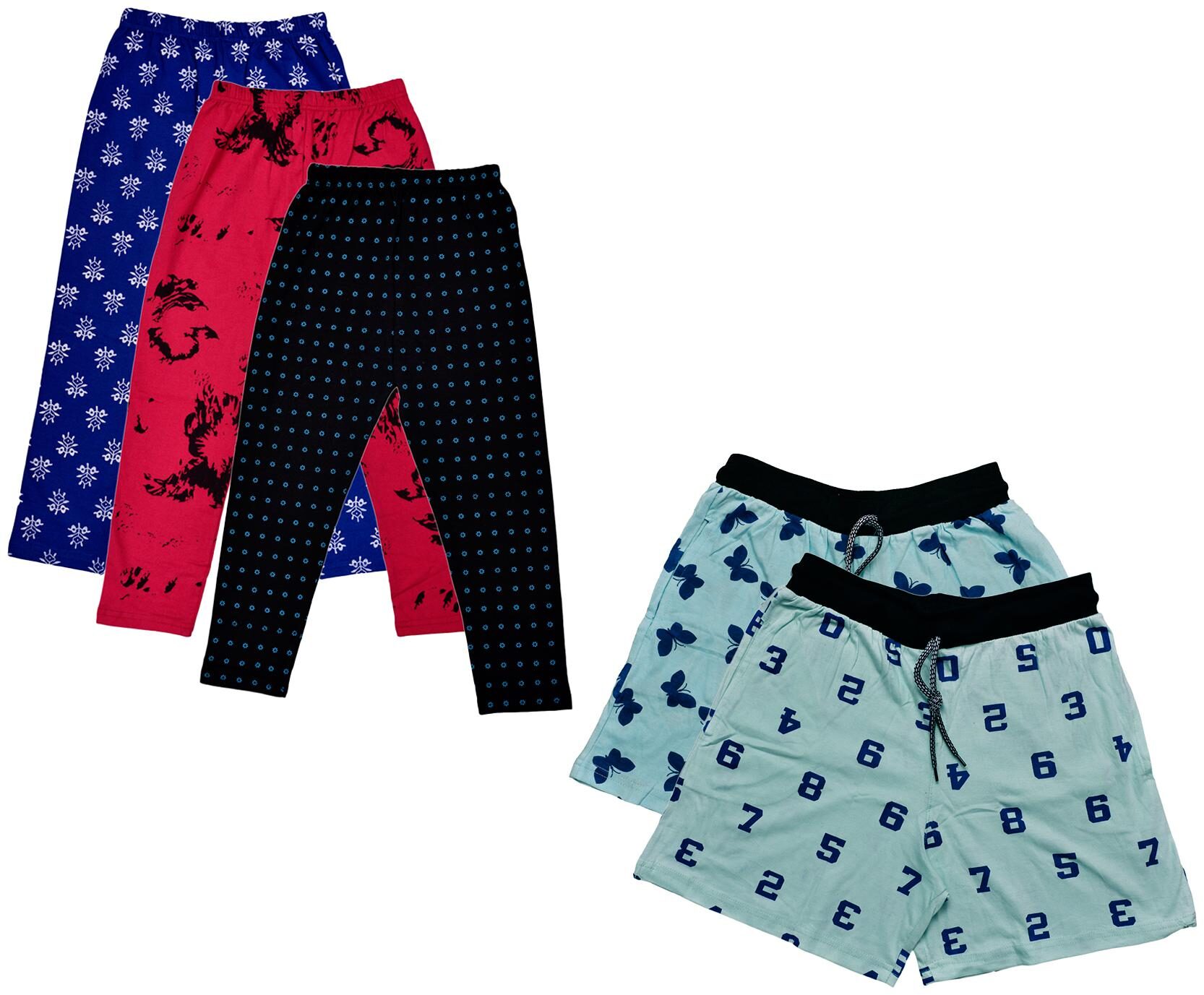 

Indiweaves Women Printed Regular shorts - Multi