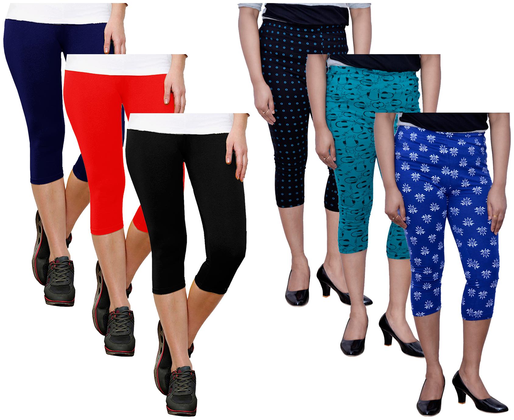 

Indiweaves Women Printed Regular capri - Multi