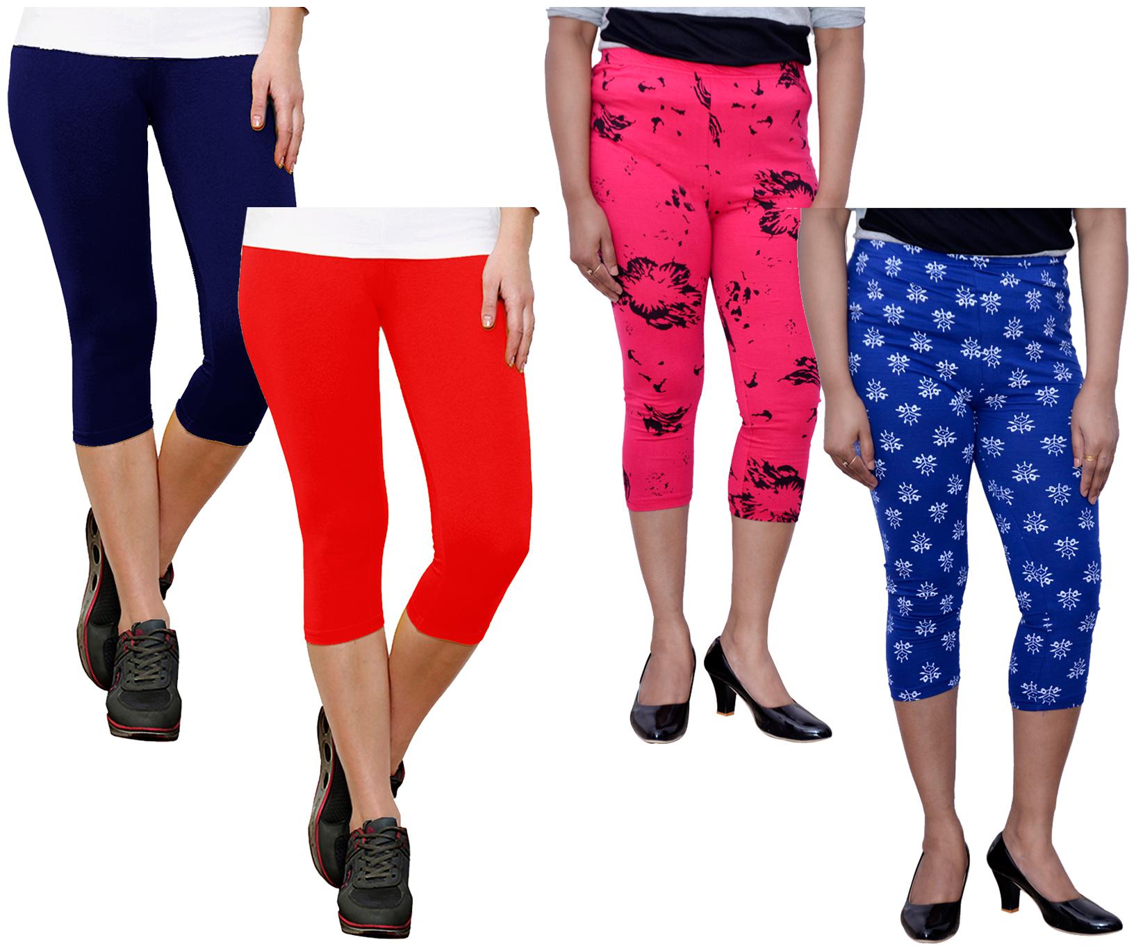 

Indiweaves Women Printed Regular capri - Multi