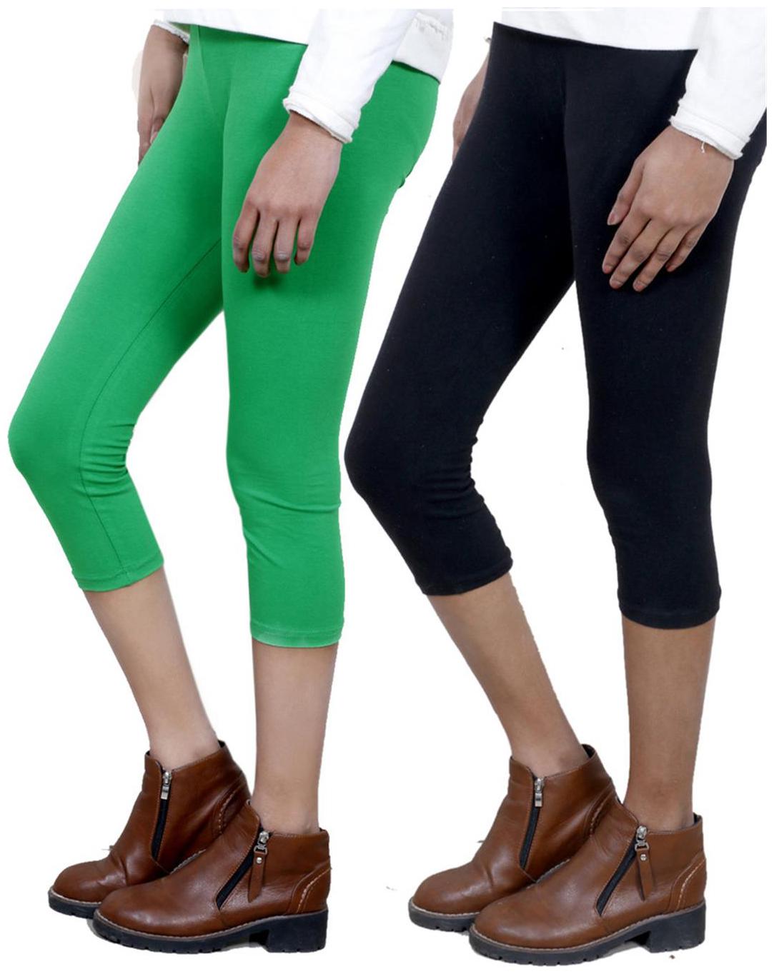 

IndiWeaves Women Cotton Capri Combo-2