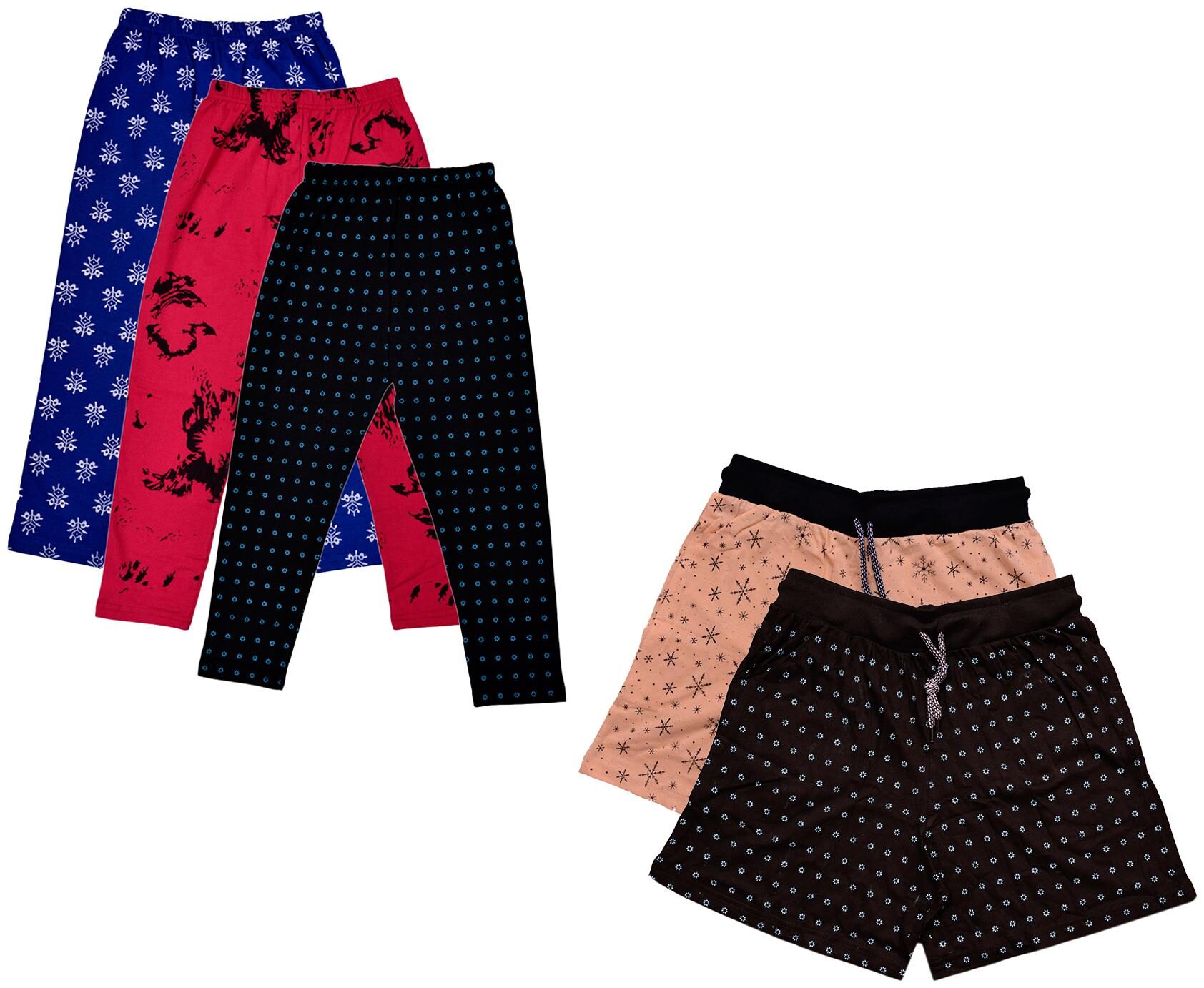 

Indiweaves Women Printed Regular shorts - Multi