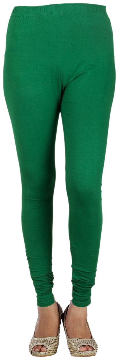 

IndiWeaves Women Cotton Casual Green Tights
