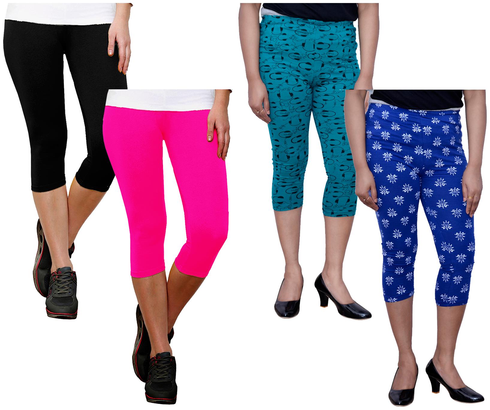 

Indiweaves Women Printed Regular capri - Multi