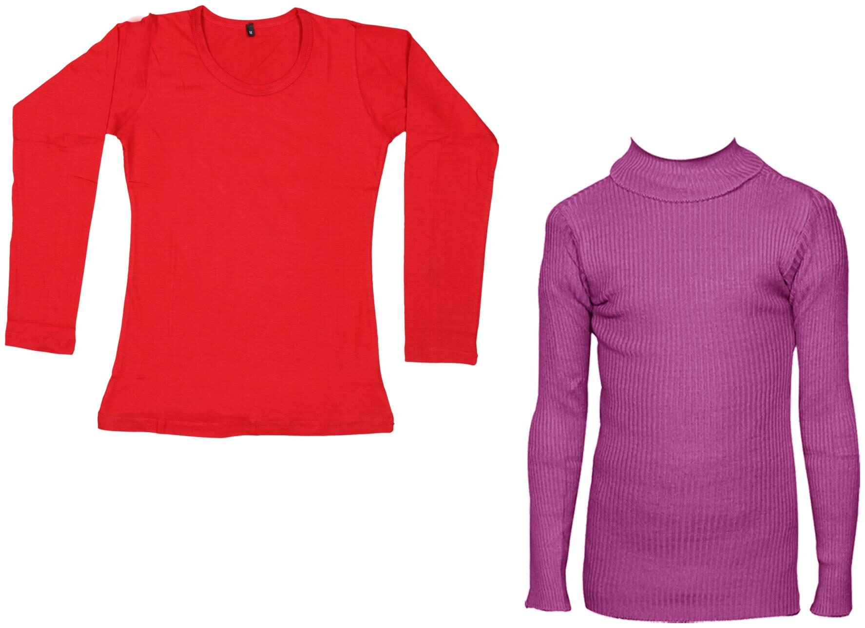 

Indiweaves Women Red Regular fit Round neck Cotton T shirt