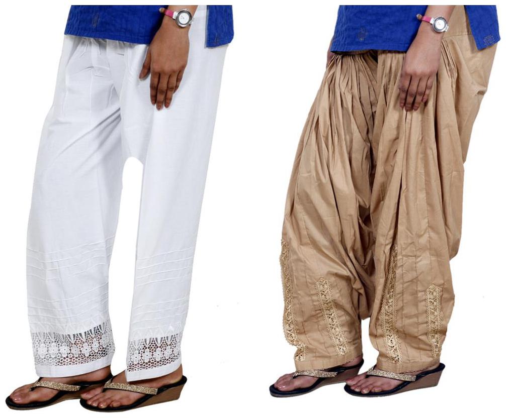 

Indiweaves Cotton Salwar - Multi